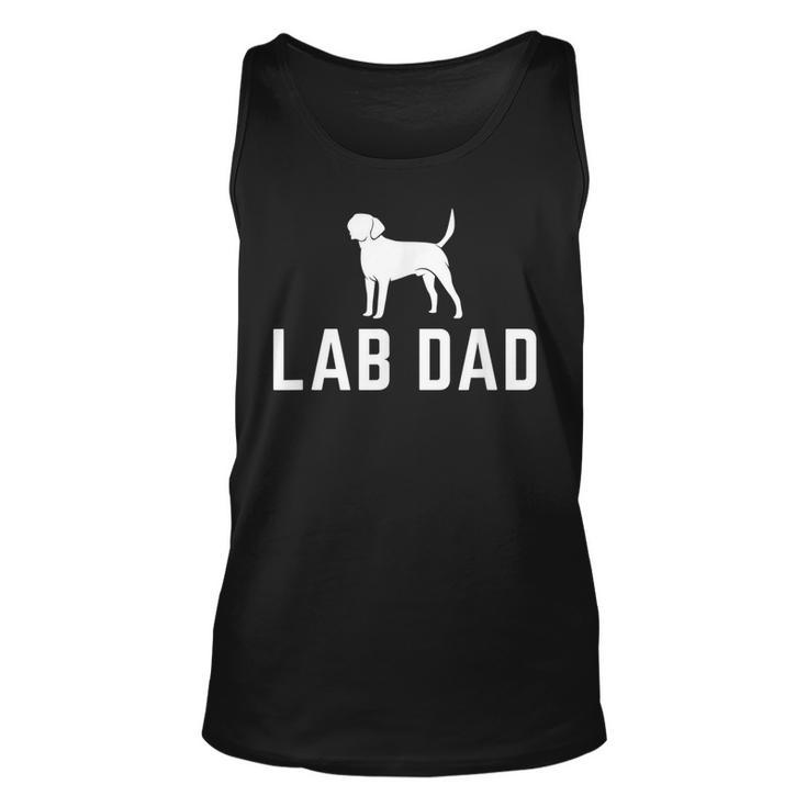 Vintage Lab Dad Funny Labrador Retriever Dog For Men Gift  Unisex Tank Top