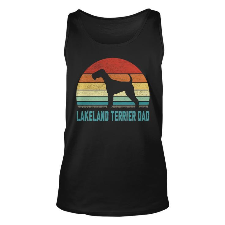 Vintage Lakeland Terrier Dad - Dog Lover   Unisex Tank Top