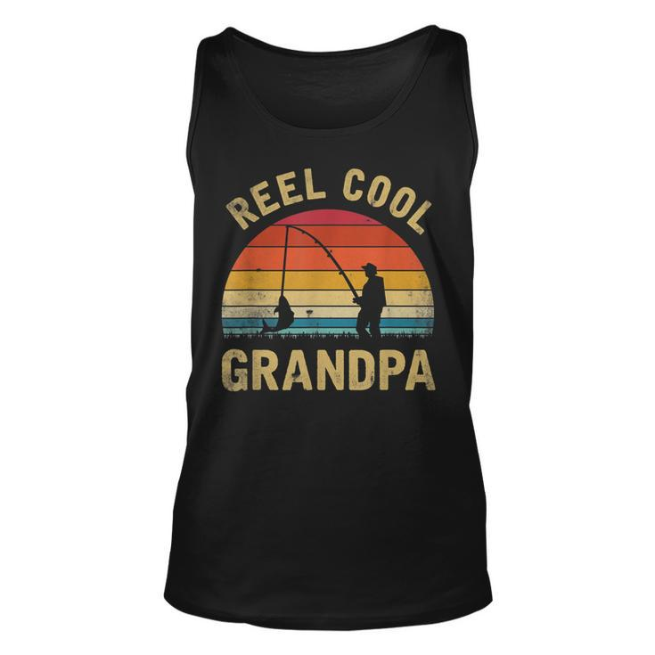 Mens Vintage Reel Cool Grandpa Fish Fishing Shirt Fathers Day Gi Tank Top