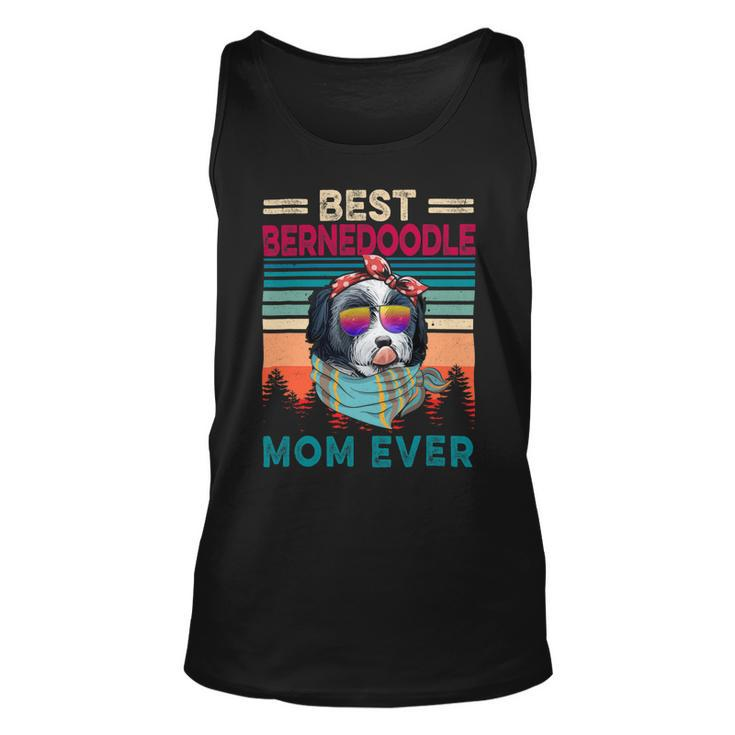 Vintage Retro Best Bernedoodle Mom Ever Cool Dog Mother Day Unisex Tank Top