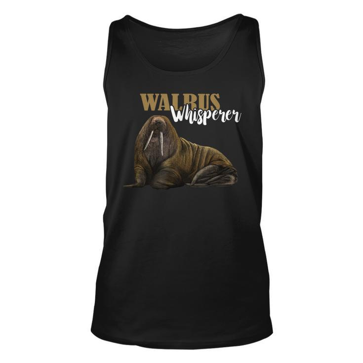Walrus Whisperer Lustiger Meeresfisch Tier Ozean Wildtier Zoo Tank Top