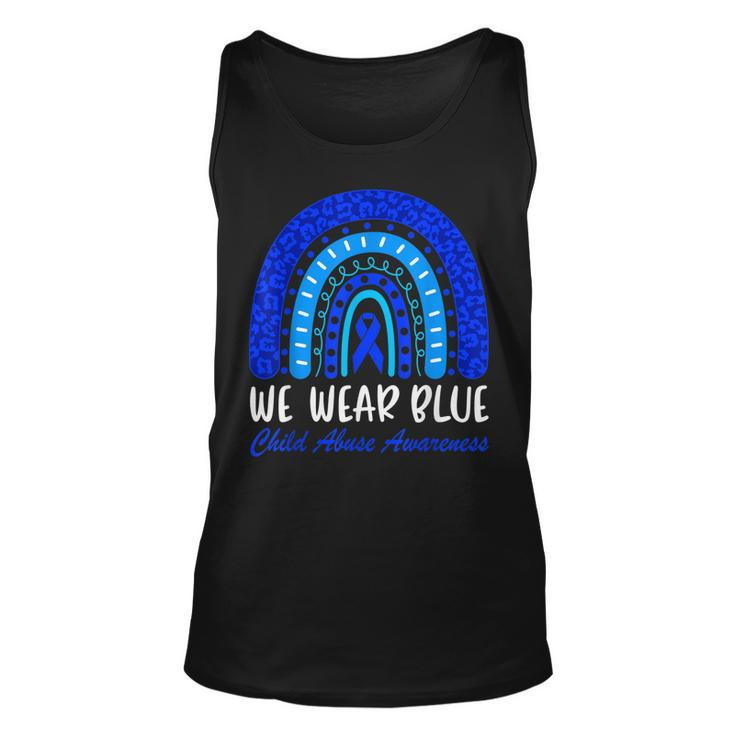 Wear Blue Stop Child Abuse Child Abuse Prevention Awareness Tank Top