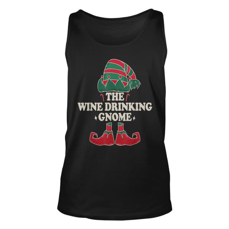 Weintrinkender Gnom Herren Unisex TankTop, Lustiges Motiv für Weinliebhaber