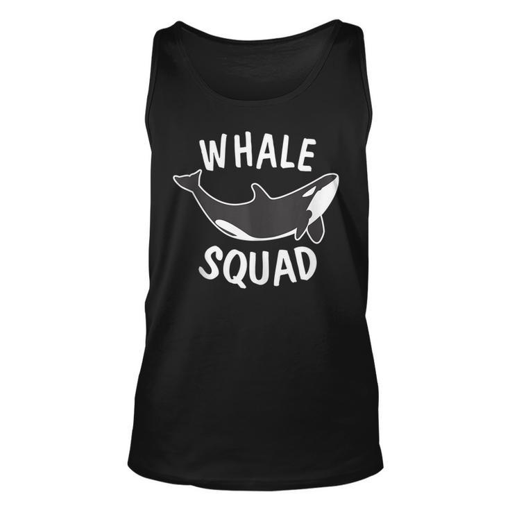 Whale Squad Funny Marine Animal Whale Lover  Unisex Tank Top