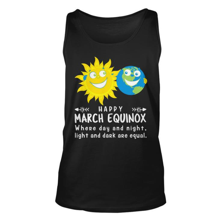 Where Day And Night Light And Dark Are Equal March Equinox Unisex Tank Top