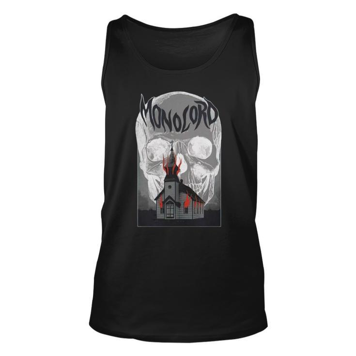 White Horror House Monolord Unisex Tank Top