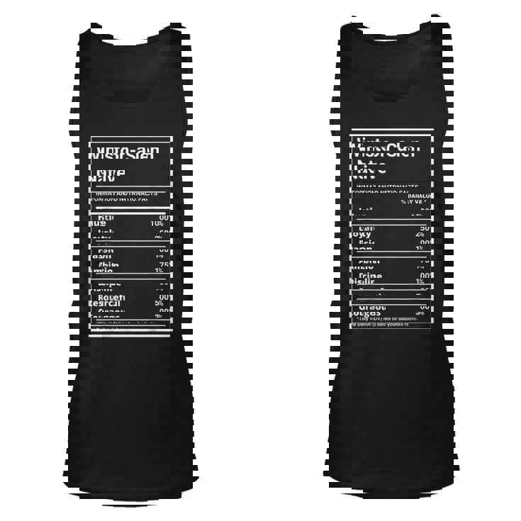 Winston-Salem Native Funny Nutrition Pride Unisex Tank Top