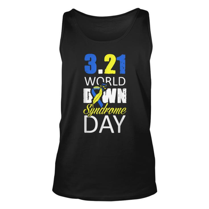 World Down Syndrome Day March 21St For Men Women Kids  Unisex Tank Top