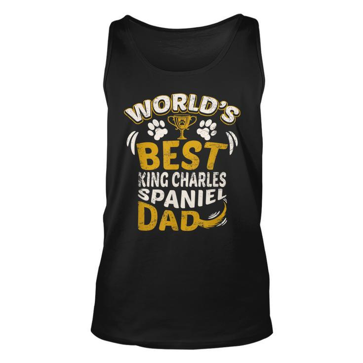 Worlds Best King Charles Spaniel Dad Dog Owner Tank Top