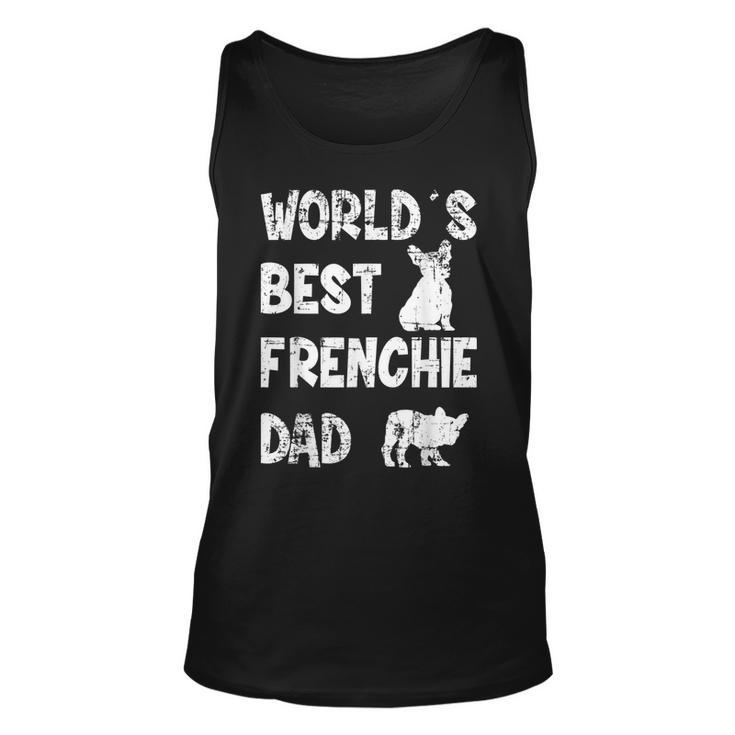 World´S Best Frenchie Dad French Bulldog Dog Lover Tank Top