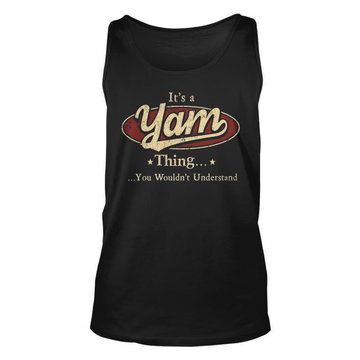 Yam  Personalized Name Gifts  Name Print S  With Name Yam Unisex Tank Top