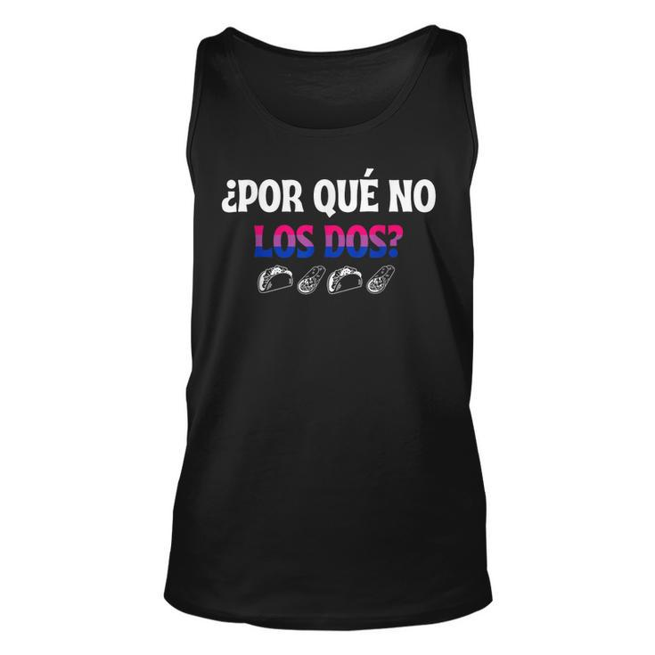¿Por Qué No Los Dos Why Not Both Bisexual Pride Lgbtq Tank Top