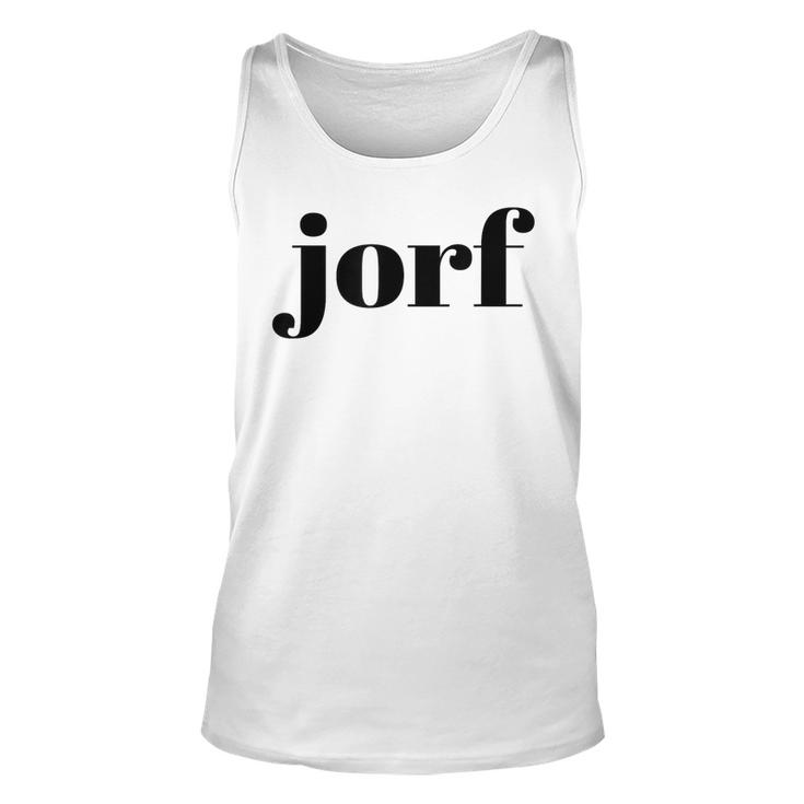 Funny Jorf  Jorf Law Humor  Unisex Tank Top