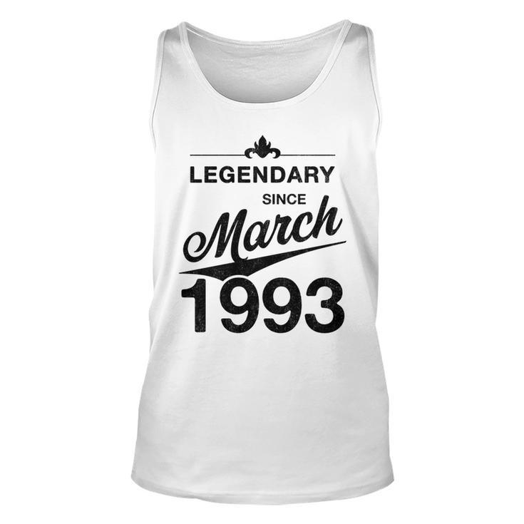 30 Geburtstag 30 Jahre Alt Legendär Seit März 1993 V3 Tank Top