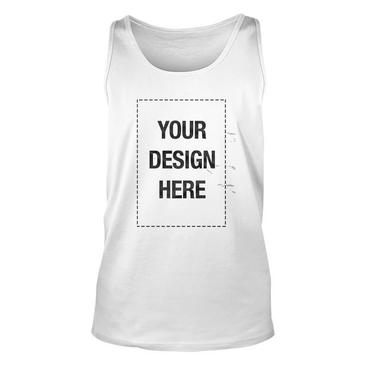 Add Your Own Custom Text Name Personalized Message Or Image V2 Men Women Tank Top Graphic Print Unisex