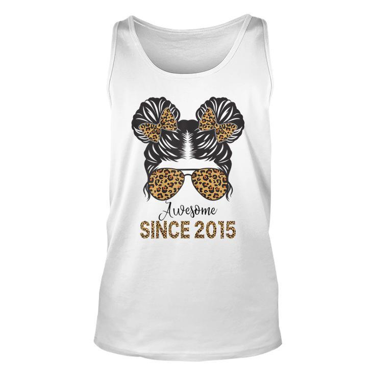 Awesome Since 2015 8 Year Old Girl 8Th Birthday  Unisex Tank Top