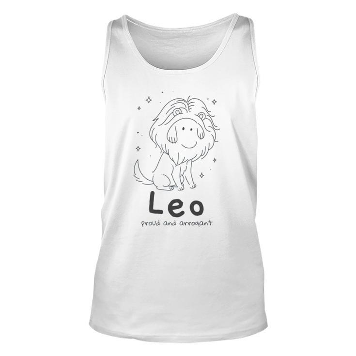Baby Leo Zodiac Sign Astrology Unisex Tank Top