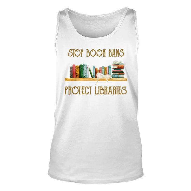 Ban Book Bans Stop Challenged Books Read Banned Books   Unisex Tank Top