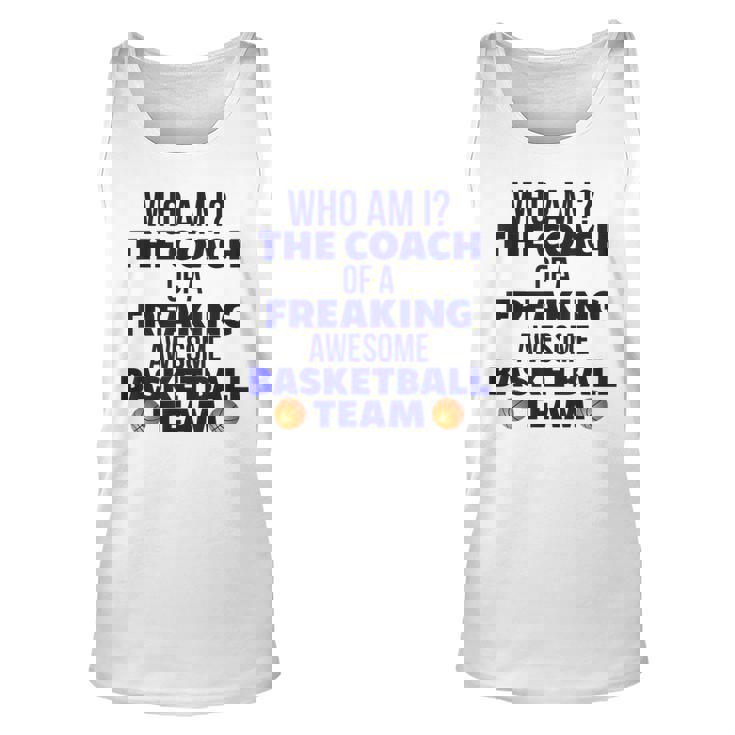 Basketball Coach Gift I Am A Coach Gift For Coaches Unisex Tank Top