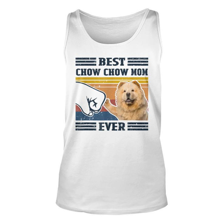 Best Chow Chow Dog Mom Ever Bump Fit Funny Dog Lover Gift  Unisex Tank Top