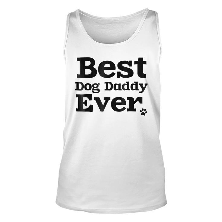 Best Dog Dad Ever   For 1 Doggy Daddys Gift For Mens Unisex Tank Top