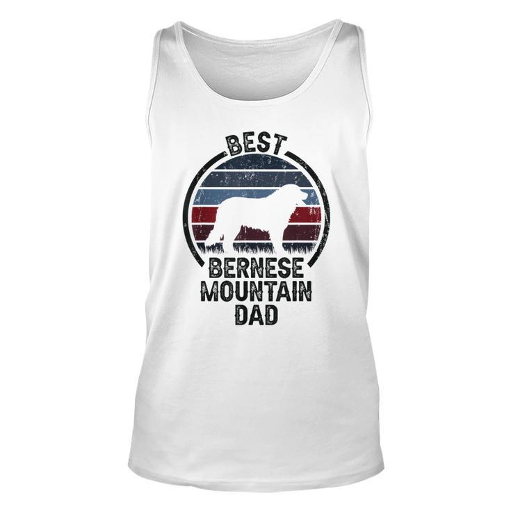 Best Dog Father Dad - Vintage Berner Bernese Mountain  Unisex Tank Top