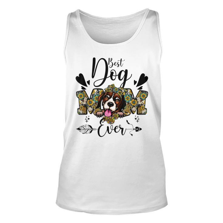 Best Dog Mom Ever Cute Beagle Dog Lover Mothers Day  Unisex Tank Top