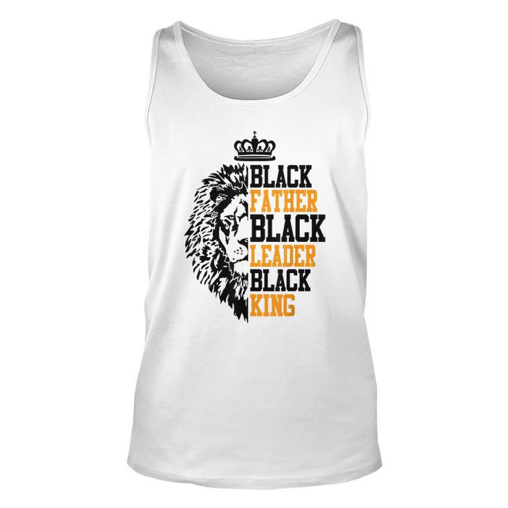 Black Father Black Leader Black King Father Day Tank Top