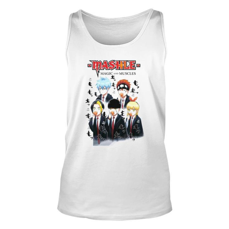 Burnedead And Friends Mashle Magic And Muscles Unisex Tank Top