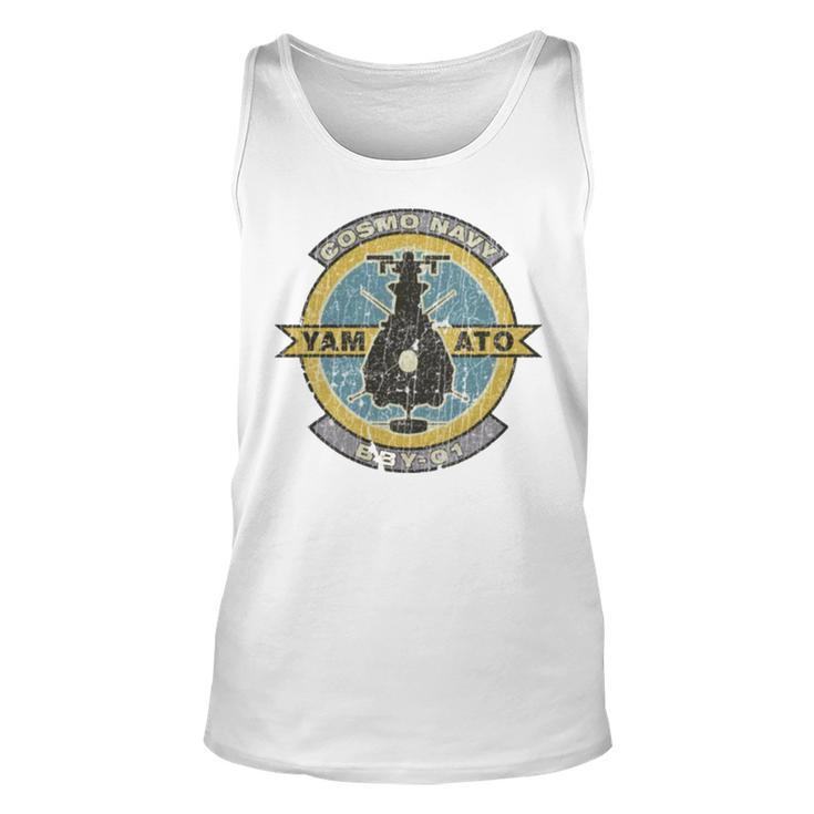 Cosmo Navy Yamato Bby 01 Patch Unisex Tank Top