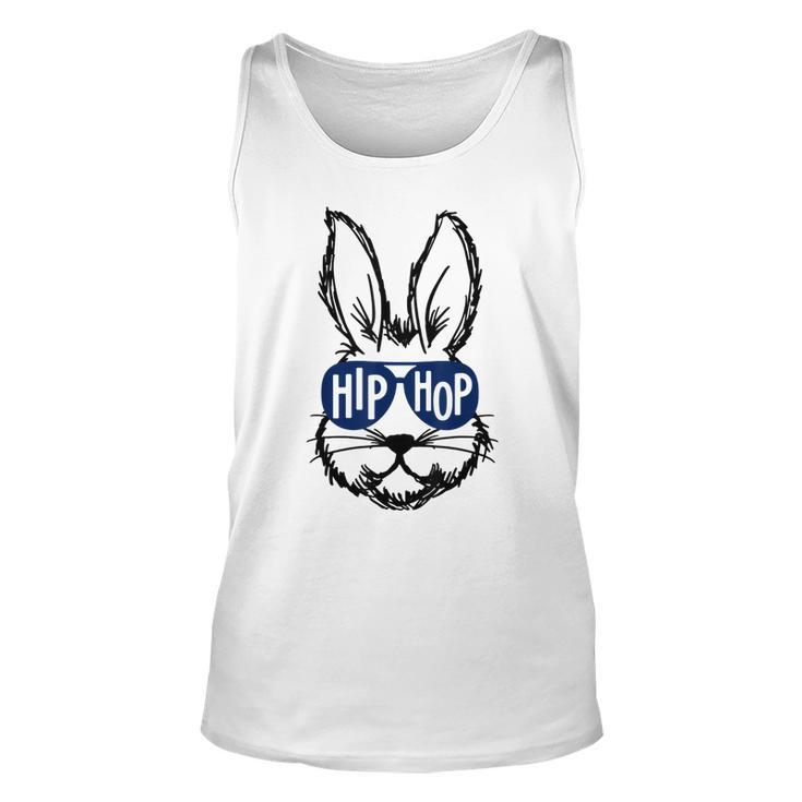 Cute Bunny Face With Sunglasses Hip Hop For Easter Day  Unisex Tank Top