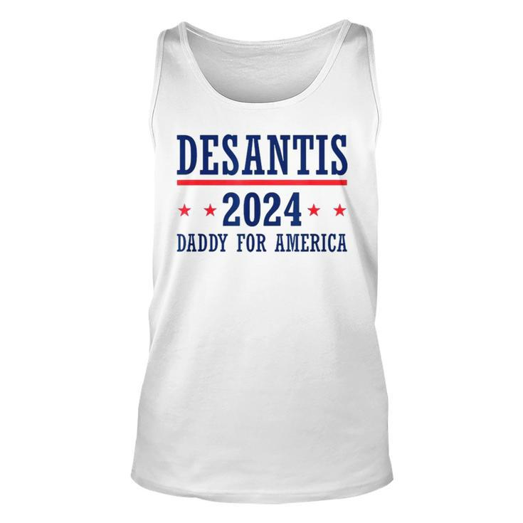 Daddy Ron Desantis 2024 Republican Presidential Election Unisex Tank Top