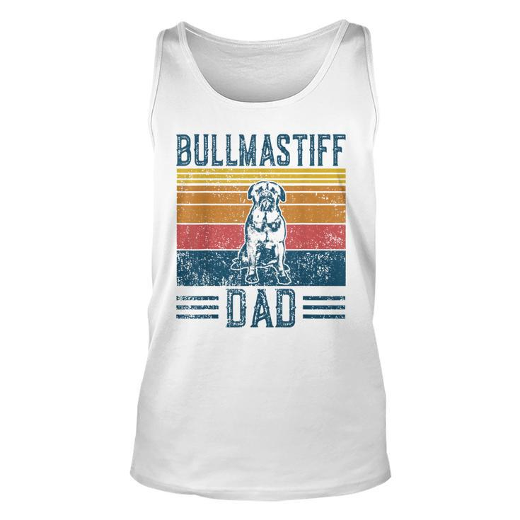 Dog Dad - Vintage Bullmastiff Dad  Unisex Tank Top