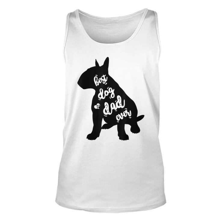 English Bull Terrier Best Dog Dad Ever Gift Unisex Tank Top