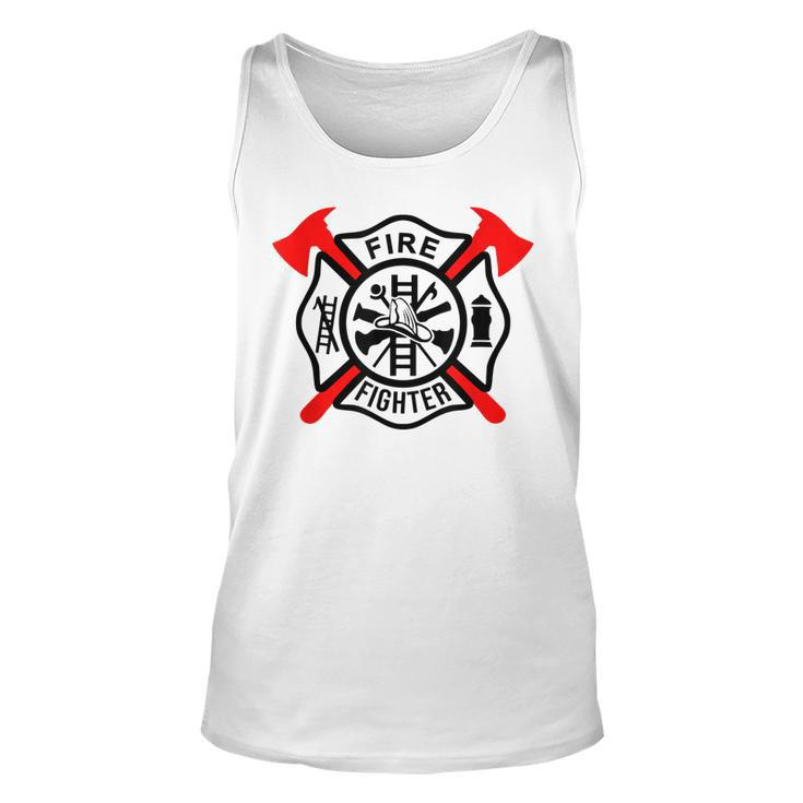 Fire Fighter Appreciation Thanksgiving Proud Fire-Man Outfit  Unisex Tank Top