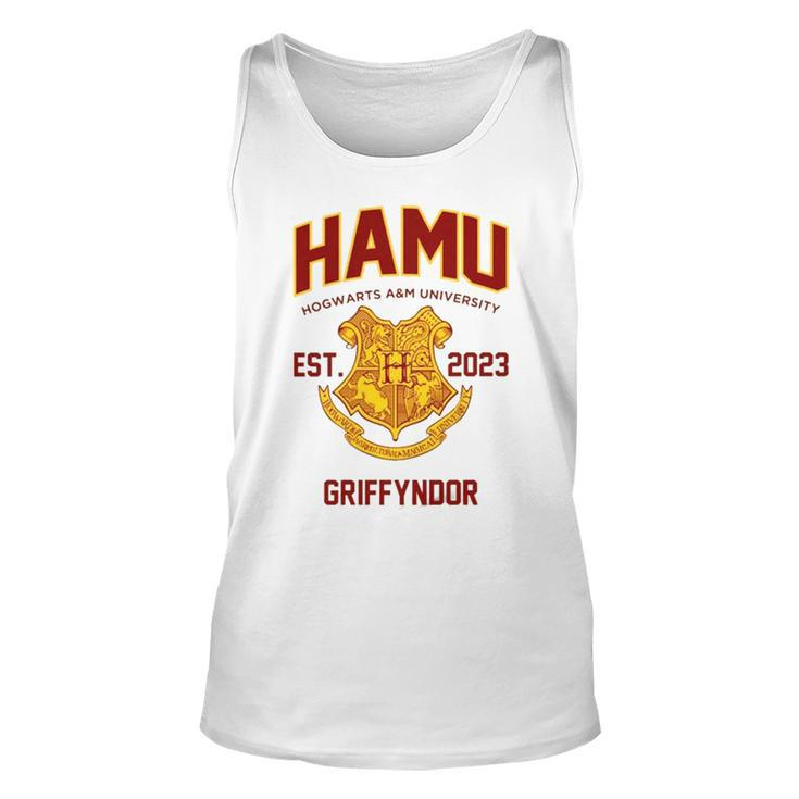 Hamu Hogwarts A&AmpM University Griffyndor Est  Unisex Tank Top