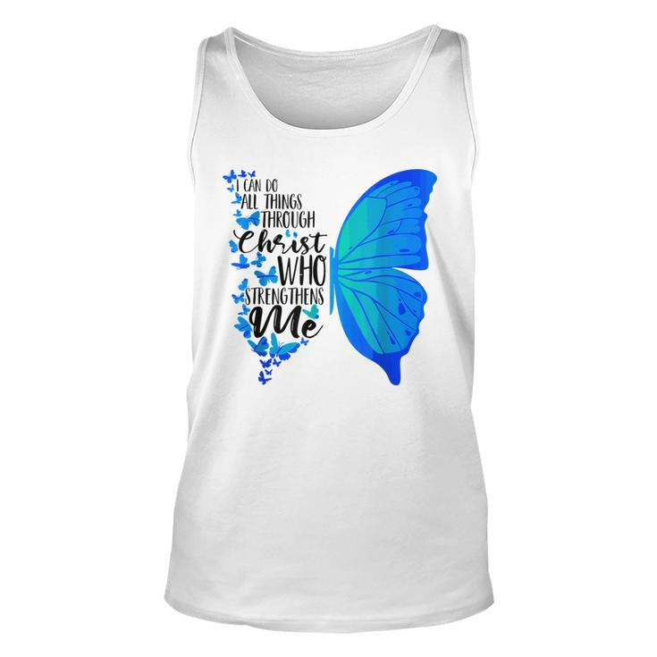 I Can Do All Things Through Christ Who Strengthens  V2 Unisex Tank Top
