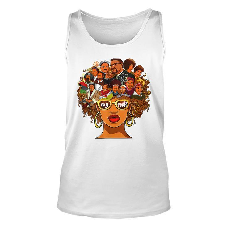 I Love My Roots Black Powerful History Month Pride Dna  Unisex Tank Top