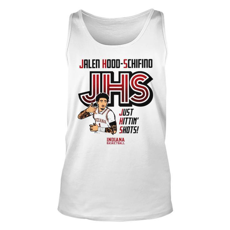 Jalen Hood Just Hittin’ Shots Indiana Basketball Unisex Tank Top