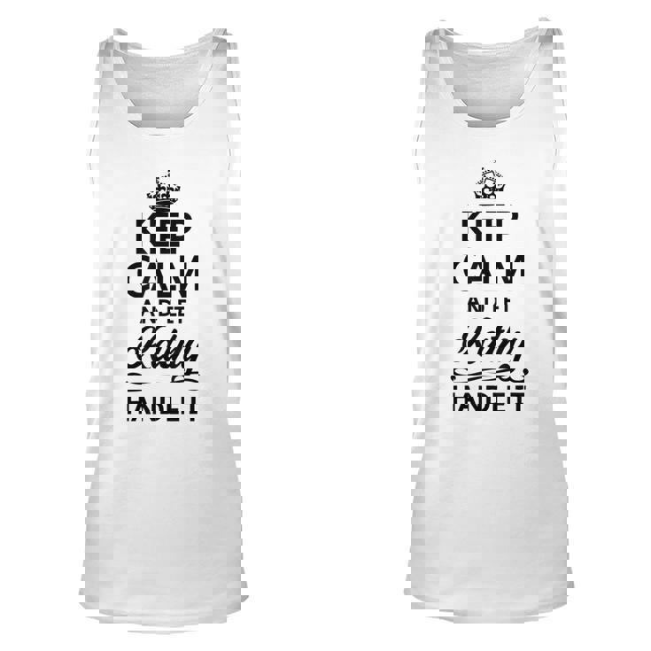 Keep Calm And Let Kathy Handle It | Funny Name Gift -  Unisex Tank Top