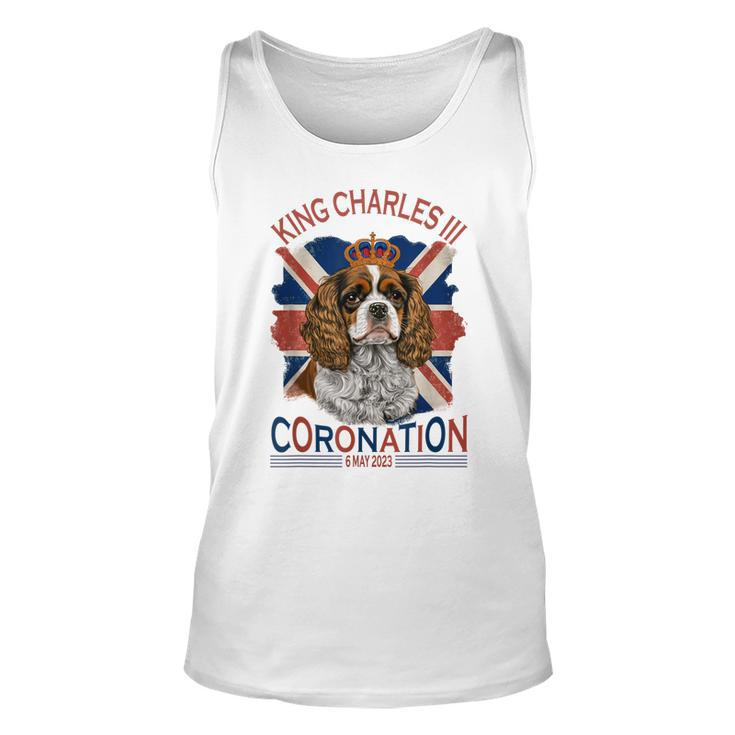 King Charles Iii British Royal Coronation May Spaniel Dog  Unisex Tank Top