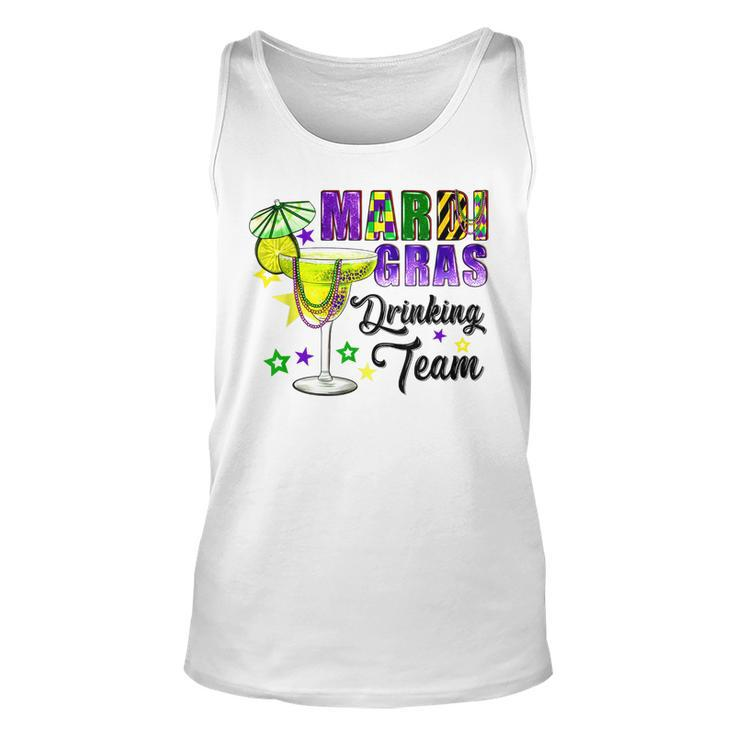 Mardi Gras Drinking Team Funny Drinking Lovers Party V3 Unisex Tank Top