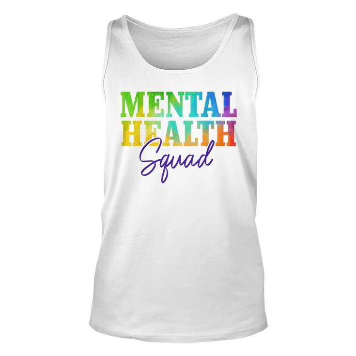 Mental Health Squad Mental Health Awareness Month Matters Unisex Tank Top