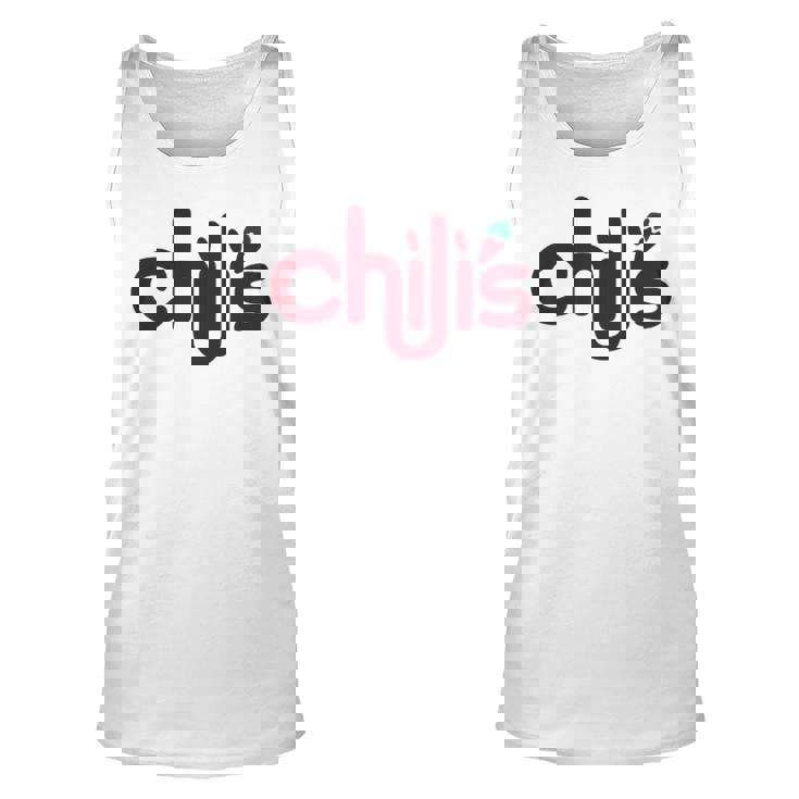 Mike Golic Jr Wearing Chilis T Unisex Tank Top