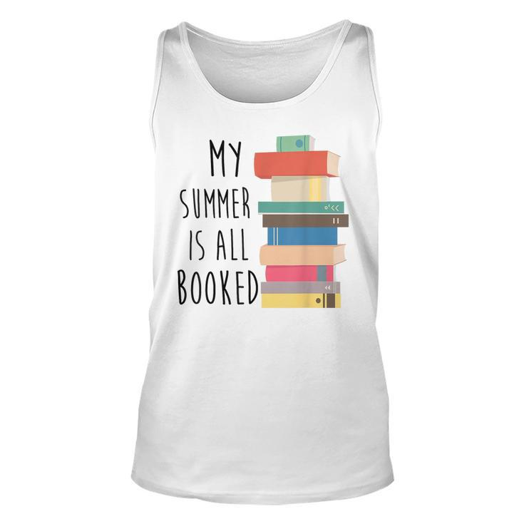 My Summer Is All Booked Summer Reading 2023 Funny Book Lover  Unisex Tank Top