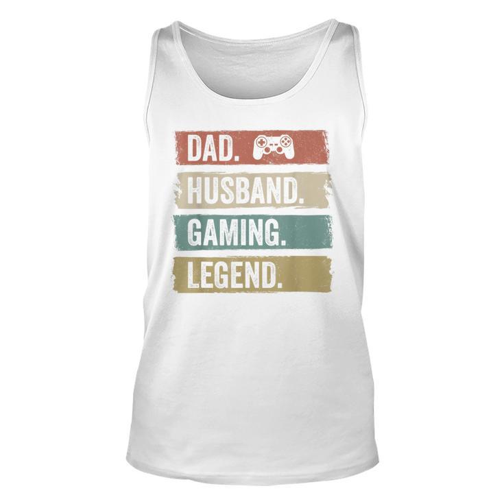 Papa Ehemann Gaming Legende Vintage Videospieler Papa Vater Tank Top