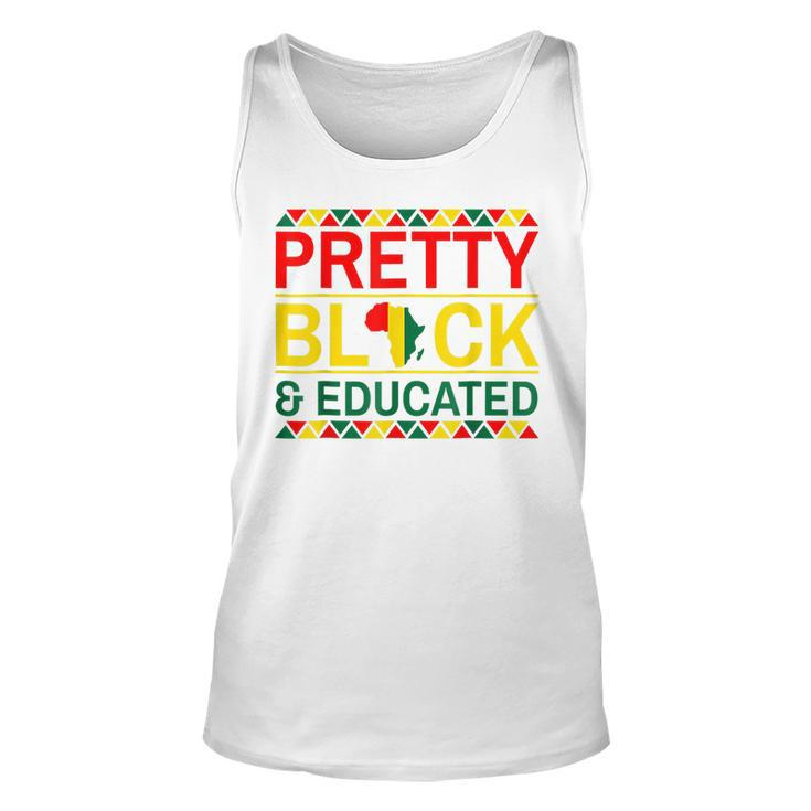 Pretty Black And Educated African Women Black History Month  V3 Unisex Tank Top