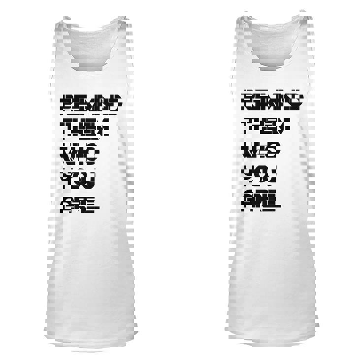 Remind Them Novelty   Unisex Tank Top
