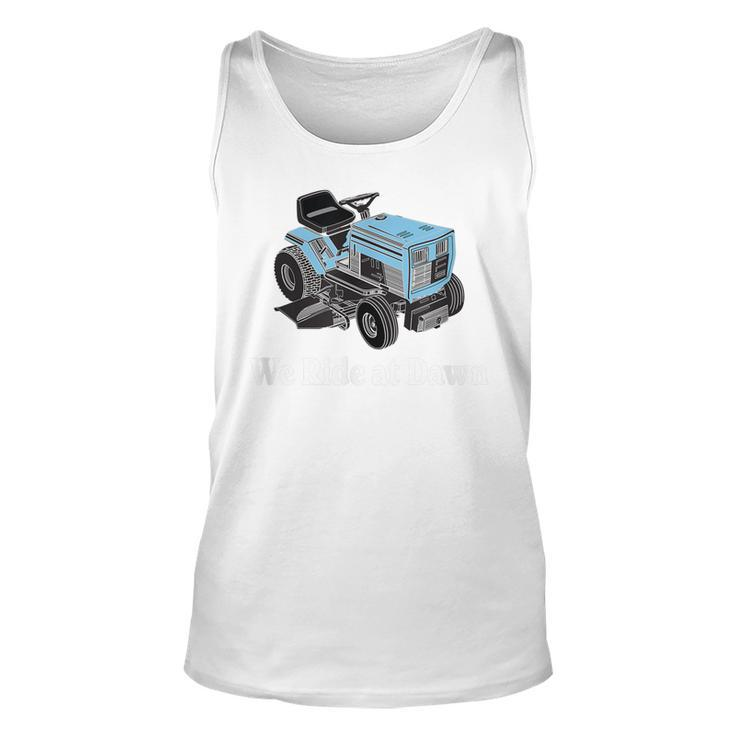 Mens We Ride At Dawn Fathers Day Dad Grandfather Tank Top