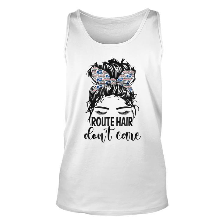 Route Hair Dont Care Messy Bun Mom Womens Tank Top